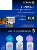 Modul 5 Sosiodemografi Pedesaan