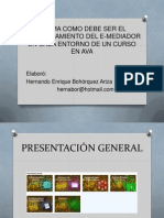 Presentación Acompañamiento E Mediador en Entornos AVA