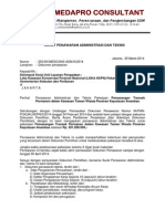 01 Surat Penawaran Administrasi Dan Teknis PDF