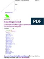 Especialización en Asistencia A La Dependencia