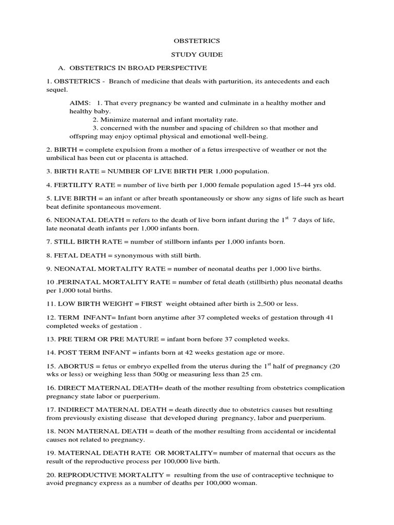 Obstetrics | Pregnancy | Childbirth