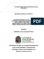 Informe de Laboratorio de Peso Unitario