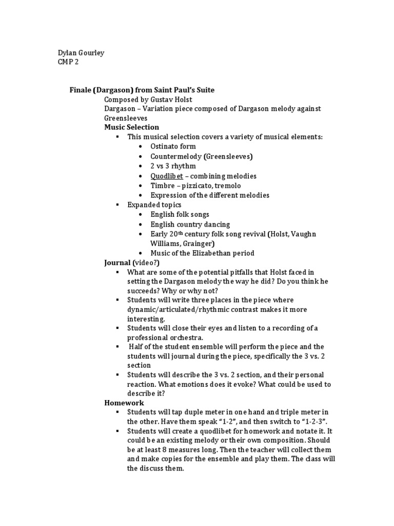 CMP 2 | PDF | Rhythm | Musical Compositions