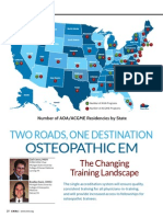 "Two Roads, One Destination: Osteopathic EM," by Zach Jarou and Brad Davis, EM Resident Magazine, April-May 2014.