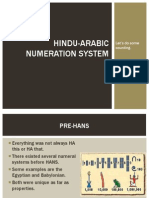 Hindu Arabic Numeration System