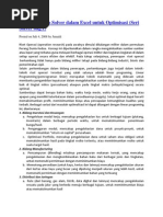 Download Aplikasi Minimisasi Biaya Transportasi Dengan Solver Excel by wincloud SN221990521 doc pdf
