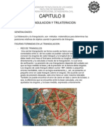 Triangulacion y Trilatercion - Cap II