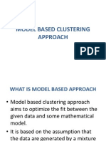 Model Based Clustering Approach