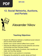 12 EC Social Networks Auctions Portals