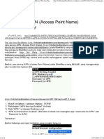 Setting APN Di Blackberry PDF