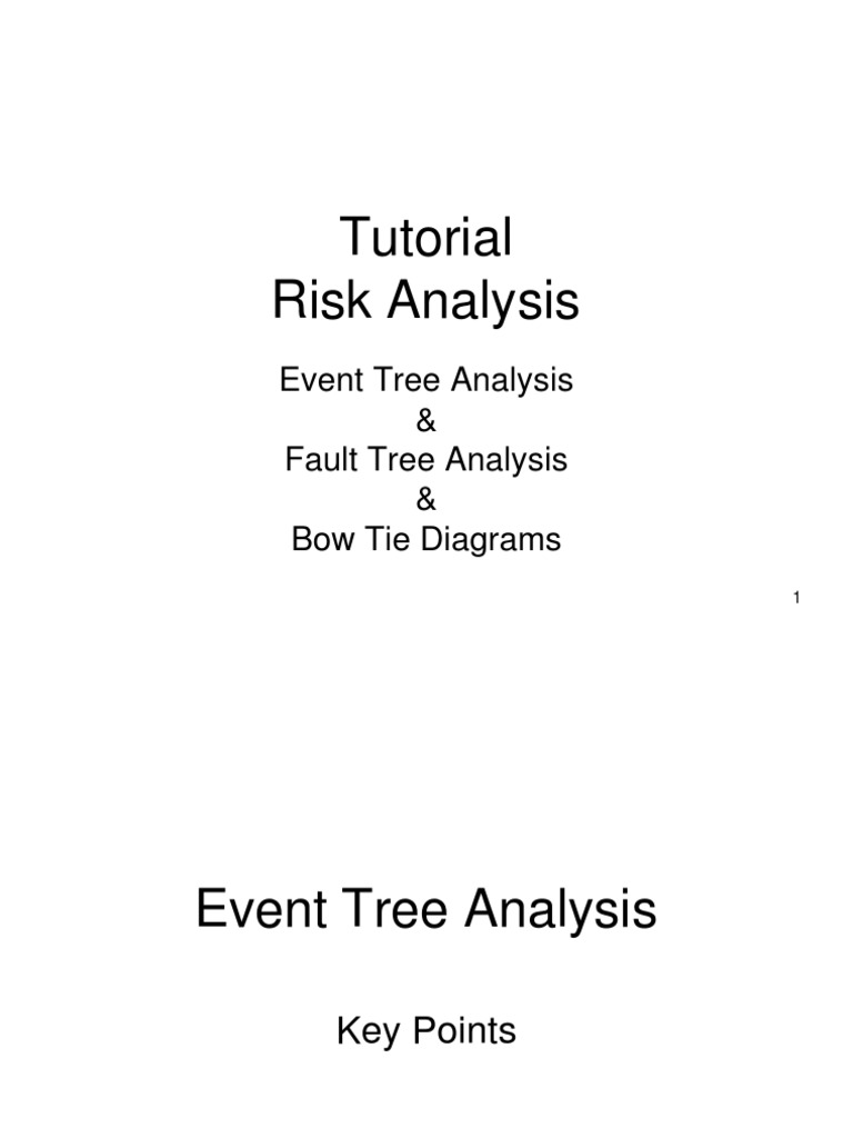 Event and Fault Tree Analysis Guide | PDF | Flood | Systems Engineering