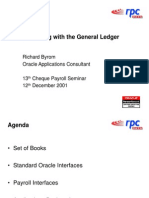 Interfacing With The General Ledger: Richard Byrom Oracle Applications Consultant