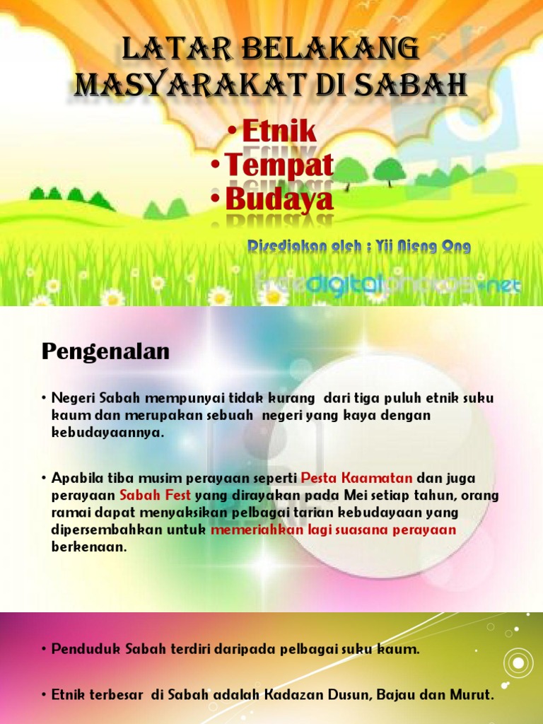 latar belakang negeri sabah