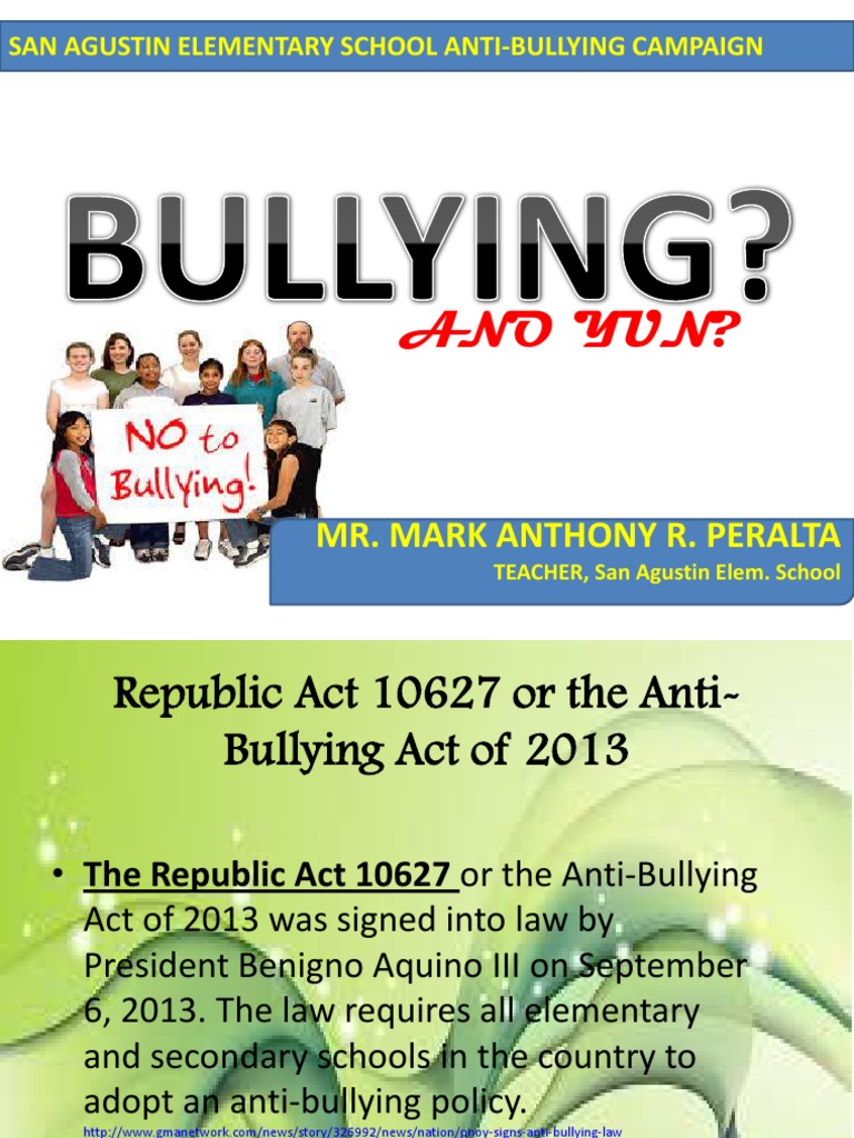 Bullying Bullying Abnormal Psychology