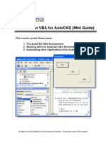 Introduction to VBA for AutoCAD (Mini Guide)