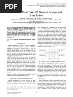 Point-to-Point DWDM System Design and Simulation: Gao Yan, Zhang Ruixia, Du Weifeng, and Cui Xiaorong