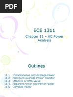 Chapter 11 - AC Power Analysis