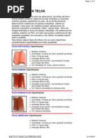 Especificação-Telhas