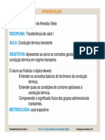 Transferencia de Calor I - Conduçao Transiente