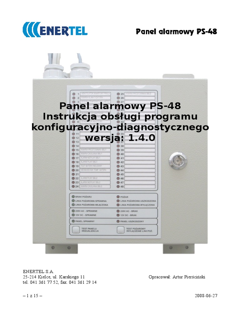 Panel 48 GUI - Instrukcja Obslugi | PDF