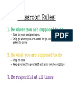 Classroom Rules