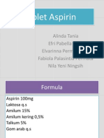 Tablet Aspirin