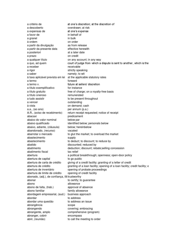 Law Dictionary PDF Lease Arbitrage