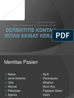 Dermatitis Kontak Akibat Kerja