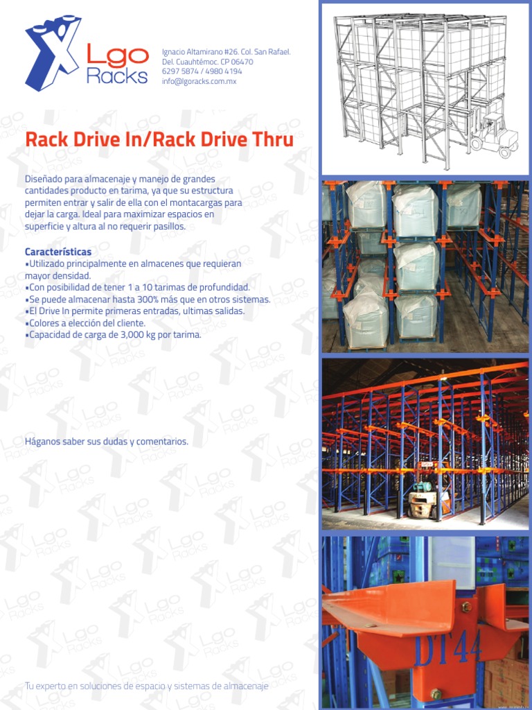 Rack Drive in - Drive Thru | PDF | Hogar, jardinería y bricolaje