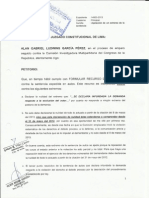 CASO ALAN GARCÍA PÉREZ - Apelación A Sentencia de Primera Instancia, Setiembre 2013