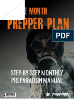 Twelve Month Prepper Plan