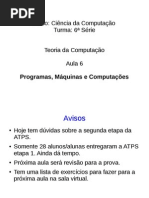 Programas Maquinas e Computacoes