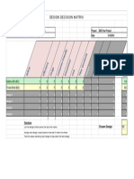 En DL y Al ST Ti M e Co Nstrai NT: Designdecisionmatrix