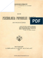 Dumitru Draghicescu Din Psihologia Poporului Roman 1907(1)