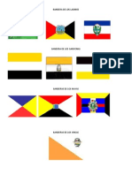 Bandera Delos 4 Pueblos de Guate