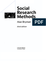 Bryman Social Research Strategies