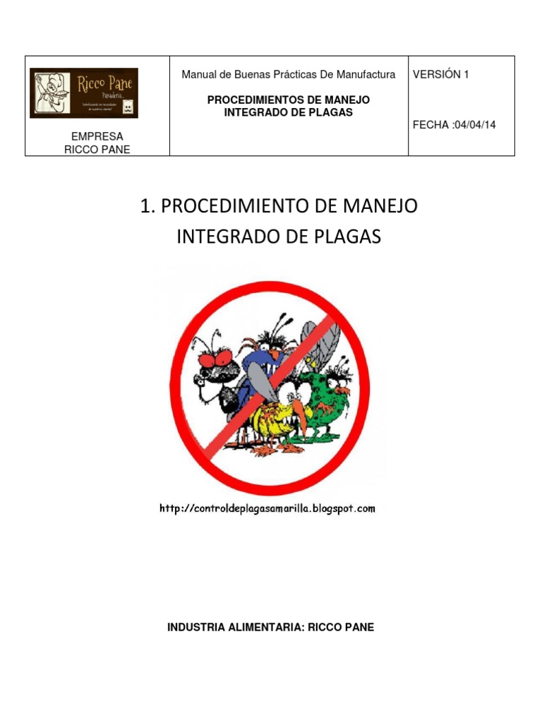 Control de Plagas BMP | PDF | Plaga (organismo) | Insectos