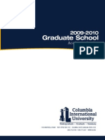 CIU Graduate Catalog 2009-2010