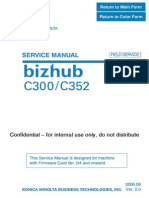 Bizhub C300 C352 FieldSvcFW G4