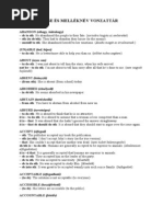 Angol igeidők táblázata | PDF