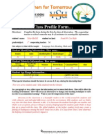 Vsu Educ 202 Class Profile Form