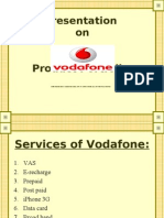 Vodafone Product Portfolio