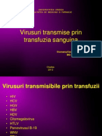 Virusuri Transmise Prin Transfuzia Sanguina