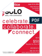 2014 Solo & Small Firm Conference 2nd Notice