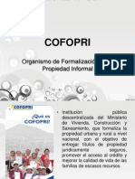 COFOPRI - Ejercicio Profesional