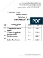 Tarife La Serv. Medico Sanitare Pe 2012