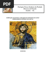 Missa Do Ministério de Leitor - Seminarista Izaías