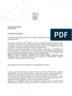 Srpska Liga: Pismo Evropskoj Komisiji Povodom Donošenja Zakona o Vraćanju Oduzete Imovine I Obeštećenju Od 6. Oktobra 2011.