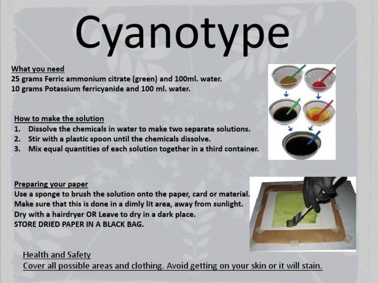 Preparing Your Paper For Cyanotype | PDF