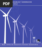 Energias Renovables y Generacion Eléctrica en Chile